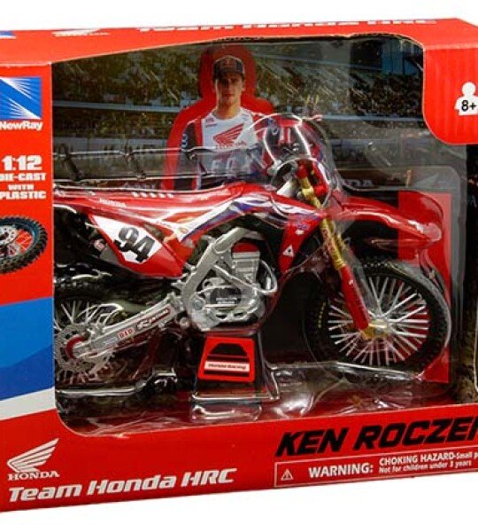 MODELO ESCALA 1/12 New Ray Honda HRC #94 Ken Roczen – Team Honda HRC - MOTO