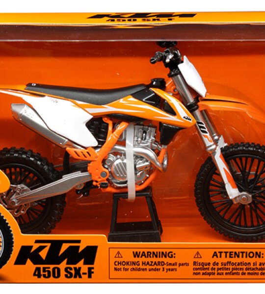 MODELO ESCALA 1/12 New Ray 2018 KTM 450 SX-F - MOTO