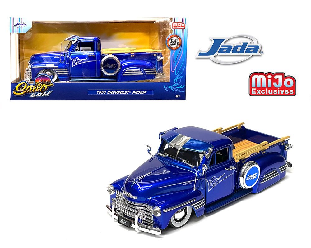 MODELO ESCALA 1:24 1951 Chevrolet Pickup Lowrider – Street Low – MiJo Exclusives Limited Edition PRECIOS ESPECAILES