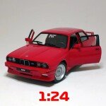 MODELO ESCALA 1:24 1988 BMW 3 Series M3 (E30)(Red) BBURAGO