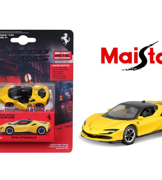 Maisto 1:64 Speed Icons Ferrari FF90 Stradale – Yellow (amarillo) precios especiales