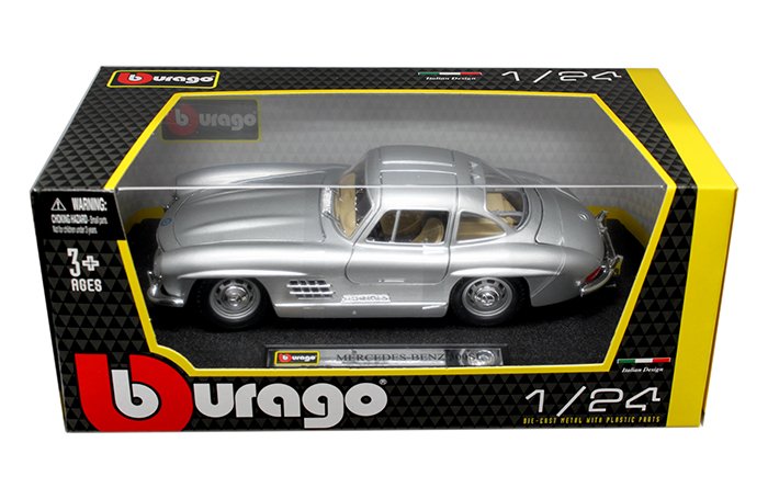 Bburago 1:24 1954 Mercedes-Benz 300SL – Plus - alas de gaviota