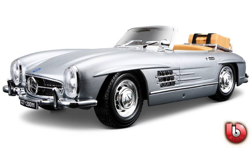 Bburago 1:18 1957 Mercedes-Benz 300 SL Touring (Silver)
