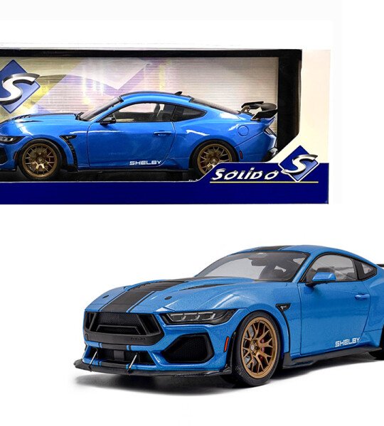 Solido 1:18 2025 Shelby Mustang Super Snake – Grabber Blue