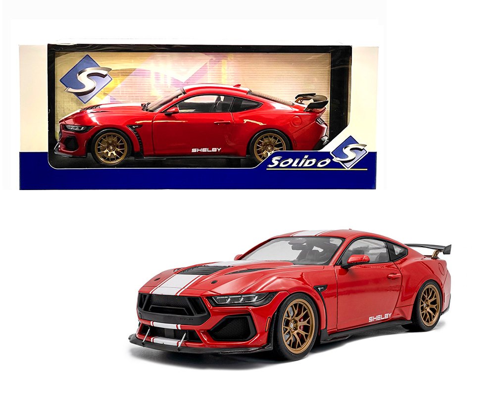 Solido 1:18 2025 Shelby Mustang Super Snake – Red