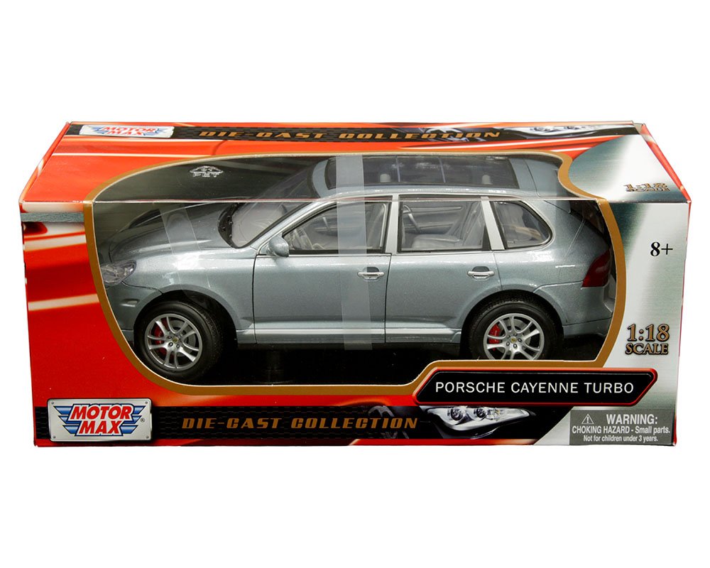 MODELO Motormax 1:18 Porsche Cayenne Turbo (Silver)