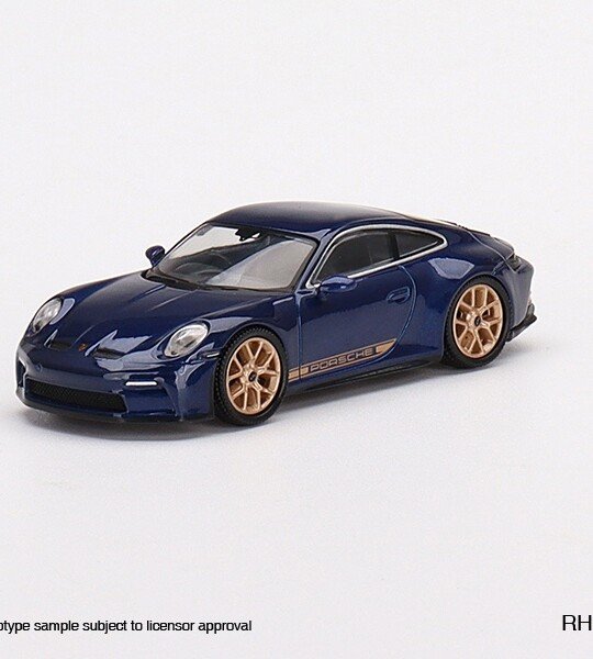 MODELO ESCALA 1:64 Porsche 911 (992) GT3 Touring (Gentian Blue Metallic) – Mijo Exclusives