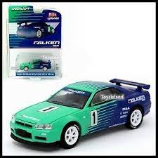 MODELO ESCALA 1:64 MiJo Tarmac Exclusives – 2002 Nissan Skyline GT-R (R34) – Falken Tires