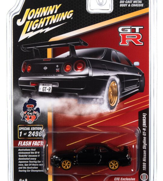 MODELO ESCALA 1/64 2000 NISSAN SKYLINE GT-R BN R34 CTC EXCLUSIVE