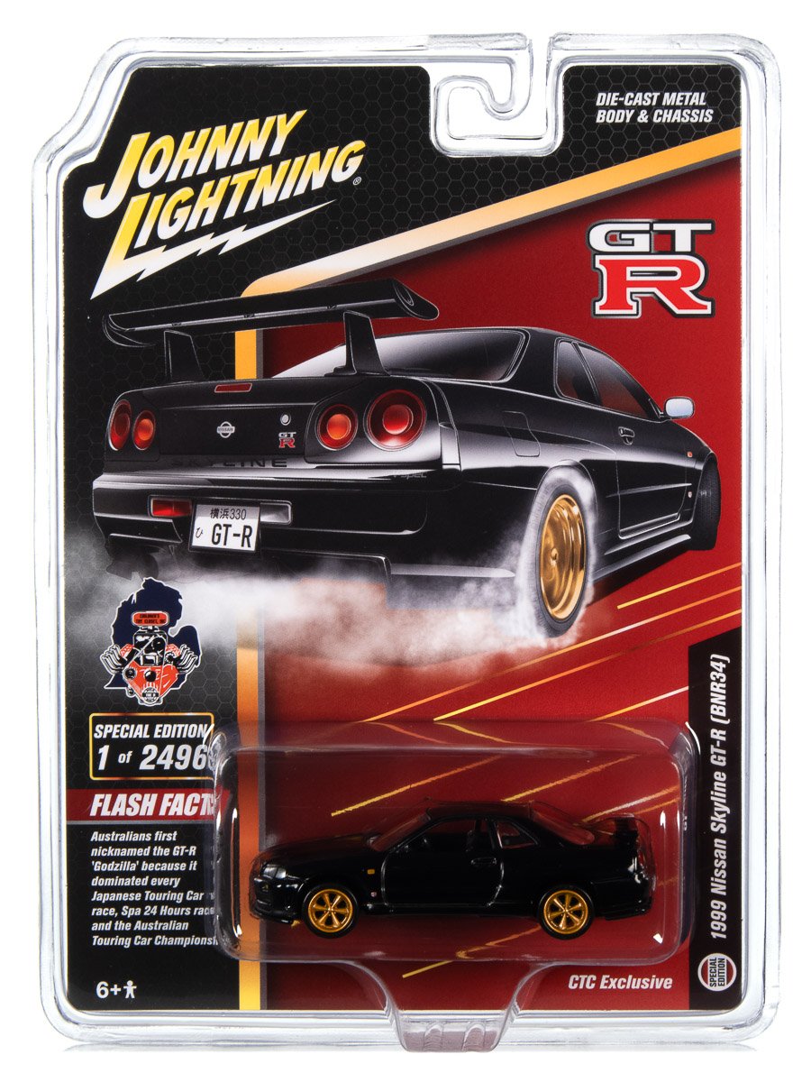 MODELO ESCALA 1/64 2000 NISSAN SKYLINE GT-R BN R34 CTC EXCLUSIVE