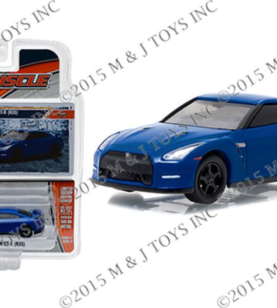 MODELO ESCALA 1:64 GL MUSCLE SERIES 17 – 2014 NISSAN GT-R (R35)