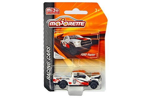 MODELO ESCALA Majorette 1:64 Racing Cars – Ford Raptor (White) – MiJo Exclusives