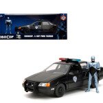 MODELO ESCALA Jada 1:24 RoboCop & OCP Ford Taurus Detroit Police (Matte Black) – RoboCop 35th Anniversary