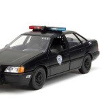 MODELO ESCALA Jada 1:24 RoboCop & OCP Ford Taurus Detroit Police (Matte Black) – RoboCop 35th Anniversary
