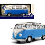 Solido 1:18 1962 Volkswagen T1 Samba – Blue/White MICROBUS VW