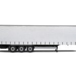 MODELO ESCALA Solido 1:24 Semi Canvas Trailer – White – Limited Edition - FURGON