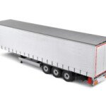 MODELO ESCALA Solido 1:24 Semi Canvas Trailer – White – Limited Edition - FURGON