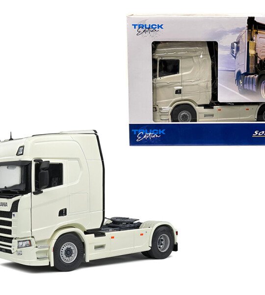 MODELO ESCALA Solido 1:24 Semi Truck Edition Scania S580 Highline – Cream – Limited Edition - CABEZAL