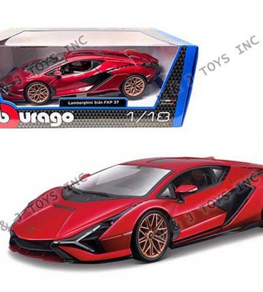 MODELO ESCALA 1:18 Lamborghini Sian FKP 37 (Red) – Plus Series