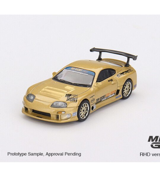 Mini GT 1:64 Toyota Supra (A80) Top Secret GT-300 – Top Secret Gold