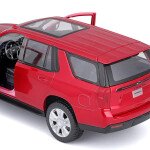 MODELO ESCALA 1/24 2021 CHEVROLET TAHOE - RED DIECAST REPLICA MODEL