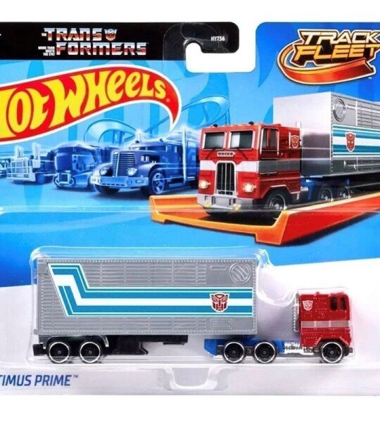 Hot Wheels 2024 Track Fleet Transformers Optimus Prime - TRAILER ESCALA 1/64