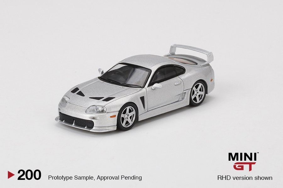 MODELO ESCALA 1/64 Toyota TRD 3000GT Alpine Silver Metallic Limited Edition