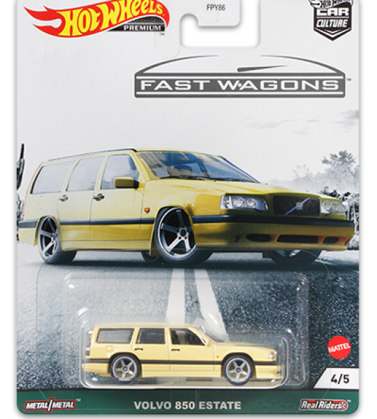 MODELO ESCALA Hot Wheels 1:64 Car Culture 2021 B – Fast Wagons Volvo 850 Estate Wagon PRECIOS ESPECIALES