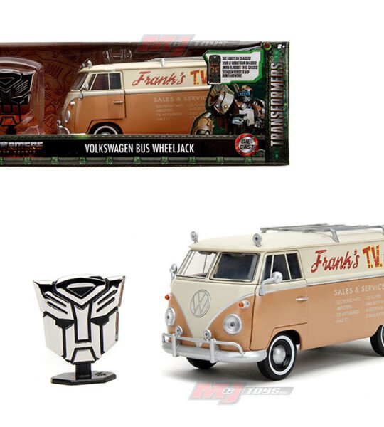 MODELO ESCALA 1/24 Jada Volkswagen Bus Wheeljack – Transformers Rise of the Beasts – Hollywood Rides