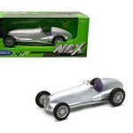 MODELO ESCALA 1:24 1937 Mercedes-Benz W125 – Silver
