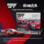 Mini GT 1:64 Nissan GT-R NISMO #23 “MOTUL AUTECH GT-R 2021” SUPER GT SERIES Suzuka winner W/ Matsuda Figure