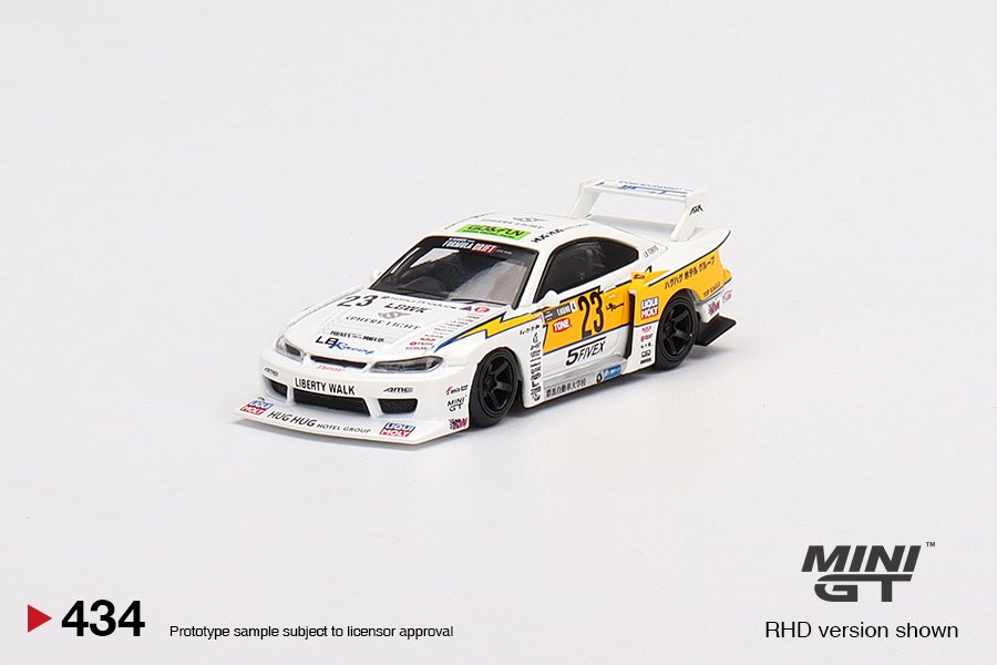 MODELO ESCALA 1/64 LB-Super Silhouette Nissan S15 SILVIA #23 2021 Formula Drift Japan