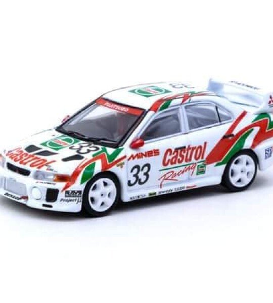 MODELO ESCALA 1/64 Mitsubishi Lancer Evolution V Super N1 Endurance Series 1998 #33 - HOBBY64 TARMACWORKS
