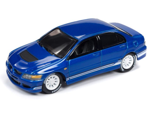 MODELO ESCALA 1:64 Street Freaks – Import Heat – 2004 Mitsubishi Lancer Evolution (BLUE)