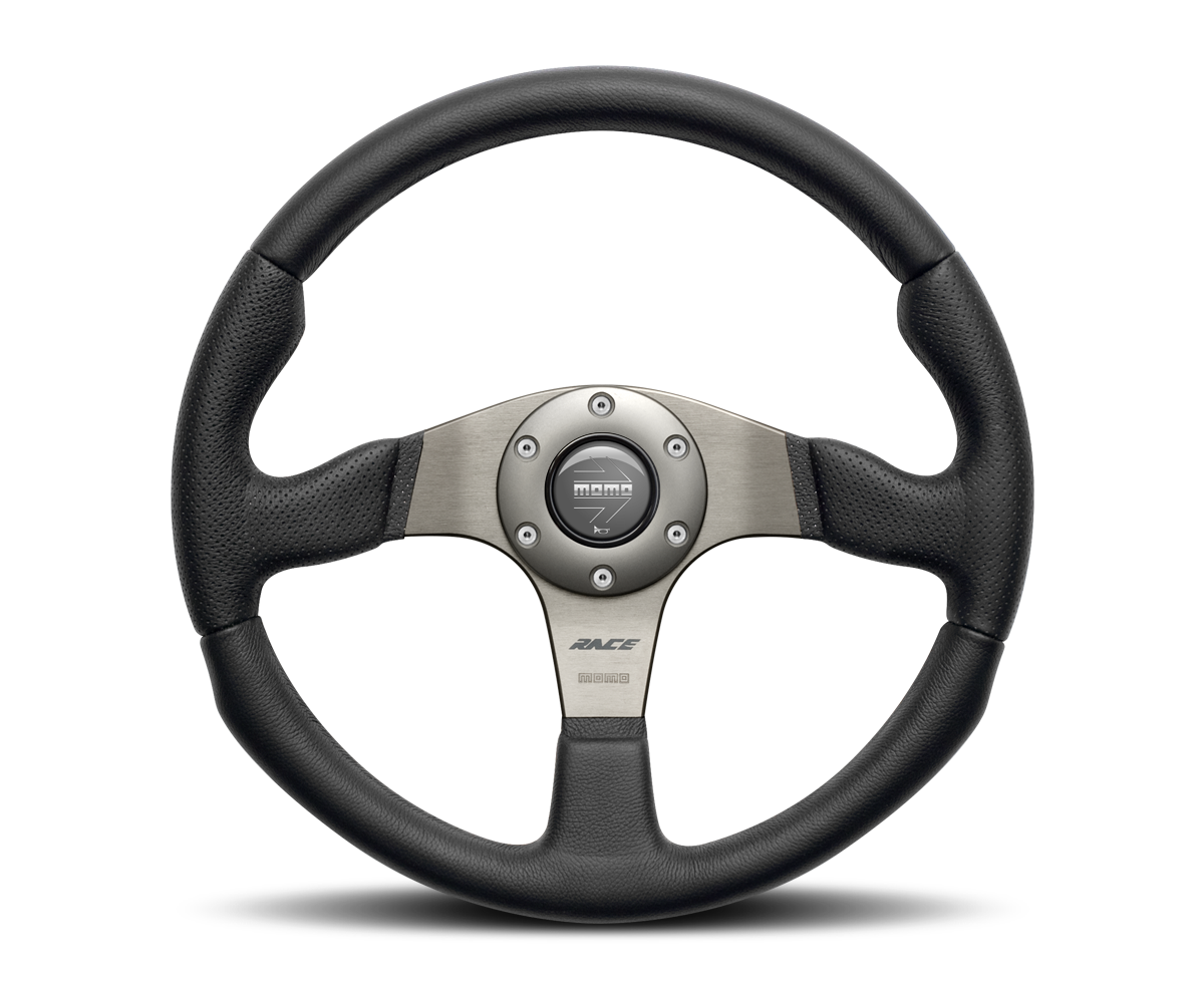 Timon momo RACE de cuero legitimo italiano 350MM