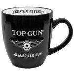 TAZA CERAMICA OFICIAL TOP GUN ® LOGO COFFEE MUG