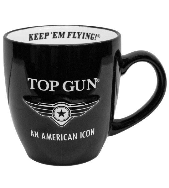 TAZA CERAMICA OFICIAL TOP GUN ® LOGO COFFEE MUG