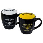 TAZA CERAMICA OFICIAL TOP GUN ® LOGO COFFEE MUG