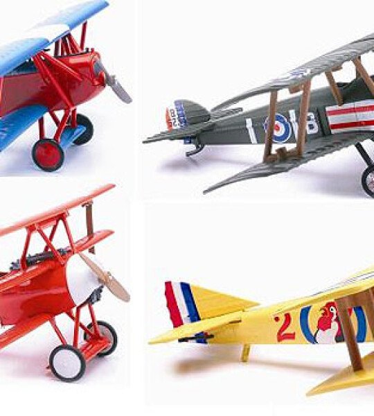 MODELOS ESCALA 1/48 New Ray Model Kit Classic Planes Military Biplanes