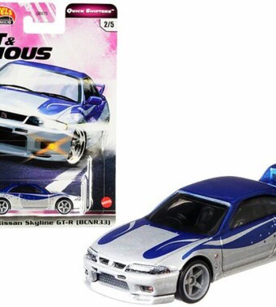 MODELO ESCALA 1:64 Fast & Furious Quick Shifters Nissan Skyline R33