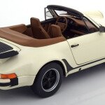 MODELO ESCALA 1/18 Norev 1987 Porsche 911 930 Turbo Cabriolet (Ivory Cream White) Diecast Car Model