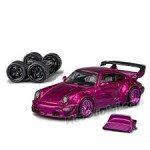 CM Model 1:64 Diecast Model Car - Porsche RWB 964 Widebody Metallic Purple [Indonesia Exclusive]  - MADE IN JAPAN