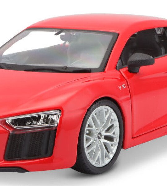 MODELO ESCALA 1/24 BBURAGO ITALIA - Audi R8 V10 Plus in Red - Special Edition
