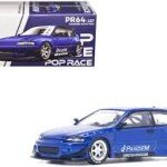 MODELO POPRACE 1:64 Pandem Civic EG6 V1.5 – Metallic Blue - JAPAN