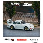 MODELO ESCALA 1/64 Schuco X Tarmac Works 1/64 Porsche 911 GT2 White - COLLAB64