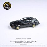 MODELO ESCALA 1:64 1984 Toyota Celica XX – Black (lights up) – negro