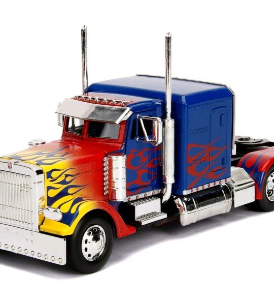MODELO ESCALA 1/24 Optimus Prime Truck with Robot on Chassis from "Transformers" Movie CABEZAL