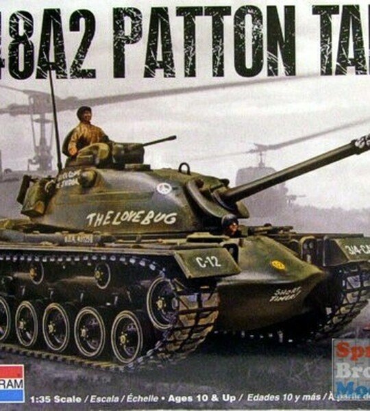 MODELO ESCALA 1:35 Revell Monogram M48A2 Patton Tanque