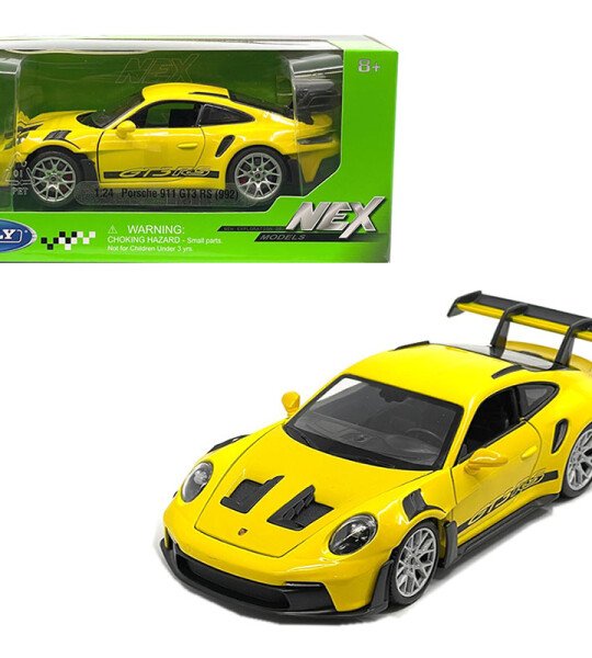 Welly 1:24 Porsche 911 GT3 RS (992) – Yellow