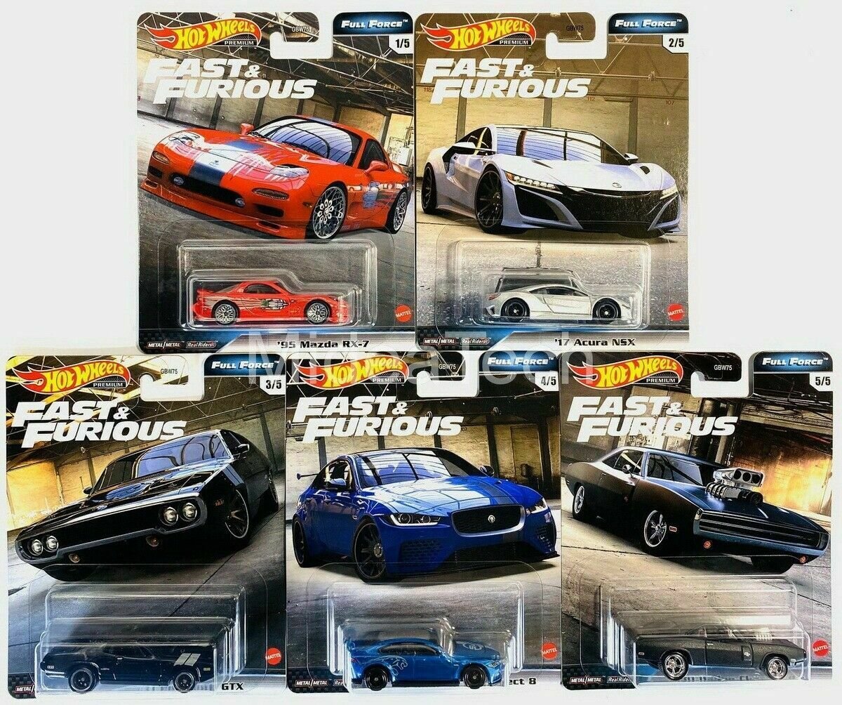 MODELOS ESCALA 1/64 Hot Wheels The Fast and the Furious Premium Full Force